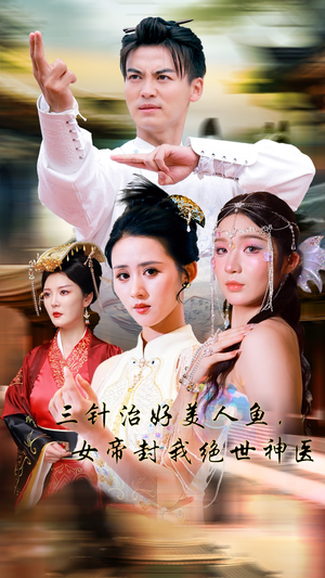 【三针治好美人鱼，女帝封我绝世神医】61集免费短剧全集在线阅