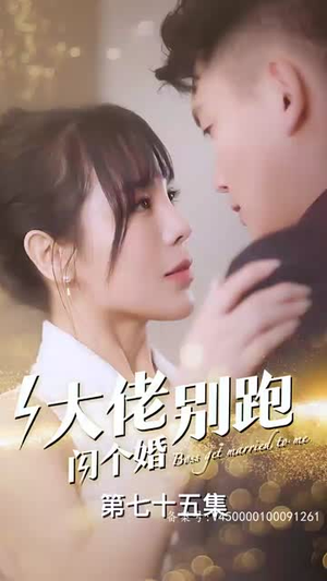 【大佬别跑闪个婚】98集短剧免费畅享观看