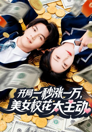 【开局一秒涨一万，美女校花太主动】80集短剧免费在线全览