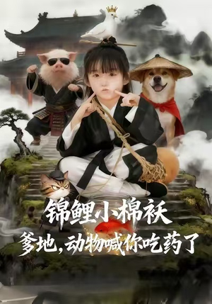 【锦鲤小棉袄爹地，动物喊你吃药了】50集免费短剧全集在线观