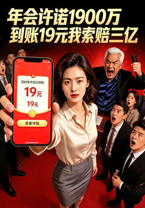【年会许诺1900万，到账19元我索赔三亿】75集短剧全集免费畅享